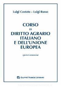 CORSO DI DIRITTO AGRARIO ITALIANO E DELL'UNIONE EUROPEA