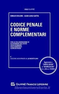 CODICE PENALE E NORME COMPLEMENTARI