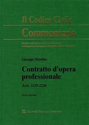 CONTRATTO D'OPERA PROFESSIONALE