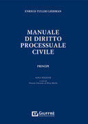 MANUALE DI DIRITTO PROCESSUALE CIVILE. PRINCIPI