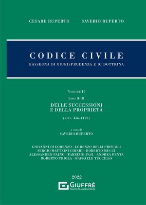 CODICE CIVILE, VOLUME II, LIBRO II - III