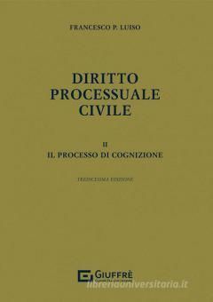 DIRITTO PROCESSUALE CIVILE, II