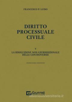 DIRITTO PROCESSUALE CIVILE, V