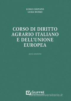 CORSO DI DIRITTO AGRARIO ITALIANO E DELL'UNIONE EUROPEA