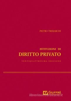 ISTITUZIONI DI DIRITTO PRIVATO