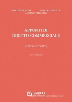 APPUNTI DI DIRITTO COMMERCIALE