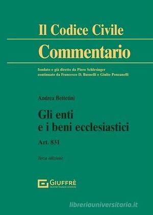 GLI ENTI E I BENI ECCLESIASTICI.