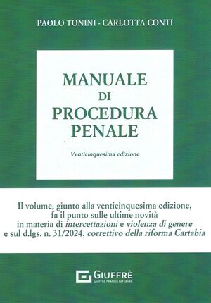 MANUALE DI PROCEDURA PENALE