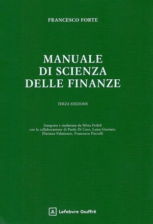 MANUALE DI SCIENZA DELLE FINANZE