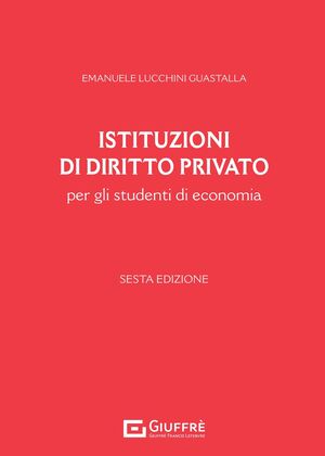 ISTITUZIONI DI DIRITTO PRIVATO