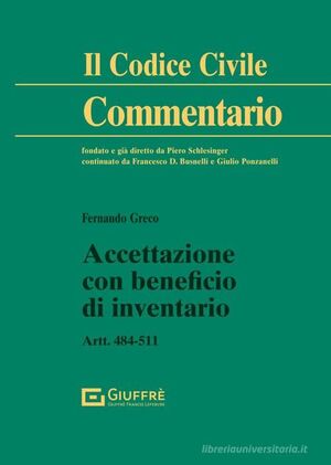 ACCETTAZIONE CON BENEFICIO DI INVENTARIO