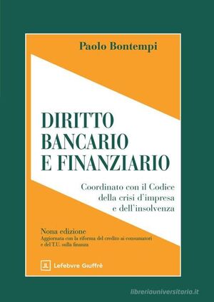 DIRITTO BANCARIO E FINANZIARIO