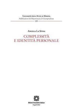 COMPLESSITÀ E IDENTITÀ PERSONALE