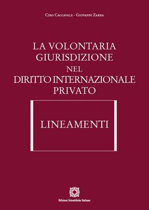 LA VOLONTARIA GIURISDIZIONE NEL DIRITTO INTERNAZIONALE PRIVATO