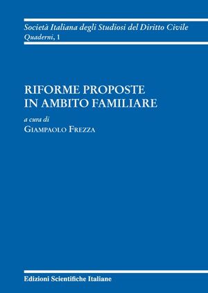 RIFORME PROPOSTE IN AMBITO FAMILIARE