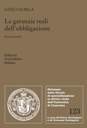 LE GARANZIE REALI DELL'OBBLIGAZIONE