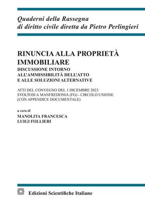 RINUNCIA ALLA PROPRIETÀ IMMOBILIARE