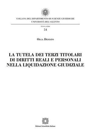 LA TUTELA DEI TERZI TITOLARI DI DIRITTI REALI E PERSONALI