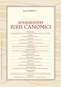 EPHEMERIDES IURIS CANONICI. ANNO 63 (2023) N. 2