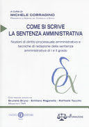 COME SI SCRIVE LA SENTENZA AMMINISTRATIVA