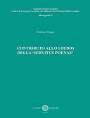 CONTRIBUTO ALLO STUDIO DELLA «SERVITUS POENAE»