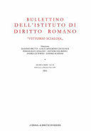 BULLETTINO DELL'ISTITUTO D. ROMANO XI-2021. VITTORIO SCIALOJA