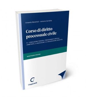 CORSO DI DIRITTO PROCESSUALE CIVILE - III