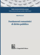 FONDAMENTI ROMANISTICI DI DIRITTO PUBBLICO