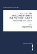 RULE OF LAW AND ADMINISTRATIVE DUE PROCESS IN EUROPE