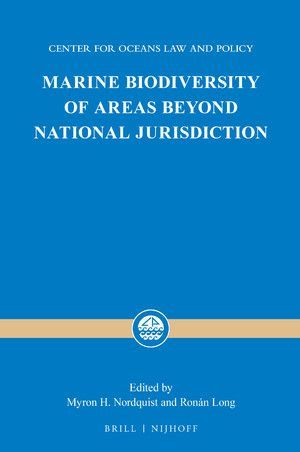 MARINE BIODIVERSITY OF AREAS BEYOND NATIONAL JURISDICTION