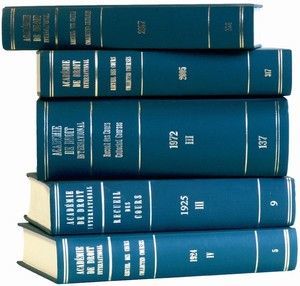 RECUEIL DES COURS. COLLECTED COURSES. TOME 404. 2019