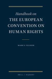 HANDBOOK ON THE EUROPEAN CONVENTION ON HUMAN RIGHTS