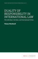 DUALITY OF RESPONSIBILITY IN INTERNATIONAL LAW