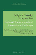 RELIGIOUS DIVERSITY, STATE, AND LAW