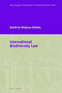 INTERNATIONAL BIODIVERSITY LAW