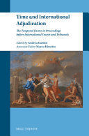 TIME AND INTERNATIONAL ADJUDICATION