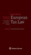 EUROPEAN TAX LAW. VOLUME I