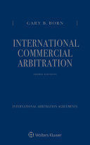INTERNATIONAL COMMERCIAL ARBITRATION (3 VOLS.)