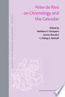 PETER DE RIVO ON CHRONOLOGY AND THE CALENDAR