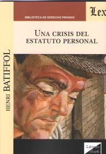 UNA CRISIS DEL ESTATUTO PERSONAL