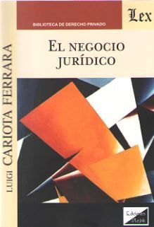 EL NEGOCIO JURIDICO