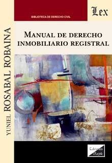 MANUAL DE DERECHO INMOBILIARIO REGISTRAL