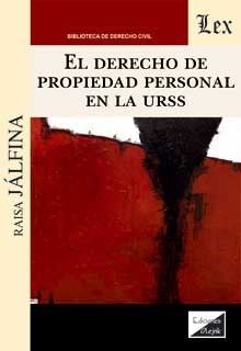 EL DERECHO DE PROPIEDAD PERSONAL EN LA URSS