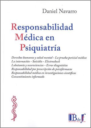 RESPONSABILIDAD MÉDICA EN PSIQUIATRÍA