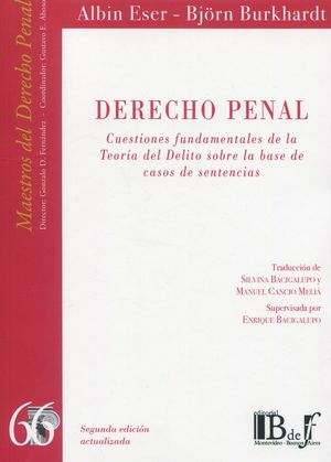 DERECHO PENAL. CUESTIONES FUNDAMENTALES DE LA TEORIA