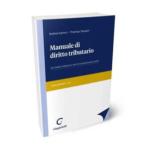 MANUALE DI DIRITTO TRIBUTARIO