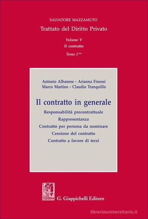 TRATTATO DEL DIRITTO PRIVATO VOL. 5.1