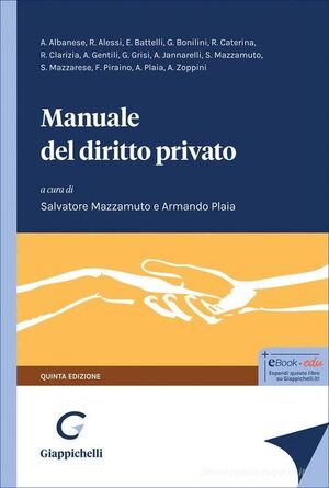 MANUALE DEL DIRITTO PRIVATO