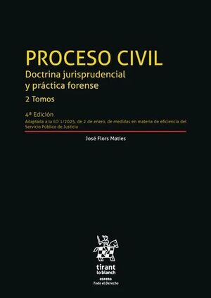 PROCESO CIVIL.  2 TOMOS
