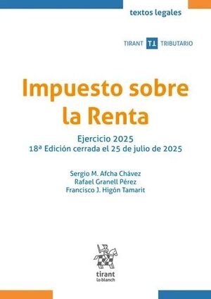 IMPUESTO SOBRE LA RENTA EJERCICIO 2025